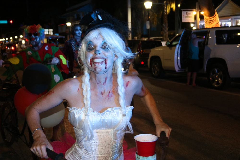 Zombie Bike Ride 2018 photo - Duval Street, Key West